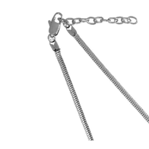 Catena coda di topo in acciaio squadrata