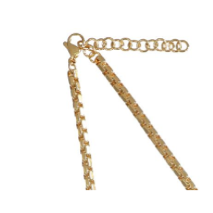 Catena maglia pop-corn in acciaio da uomo