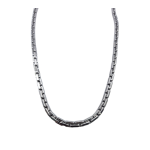 Collana girocollo con maglia a scatola