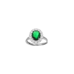 Anello in argento 925 rodiato