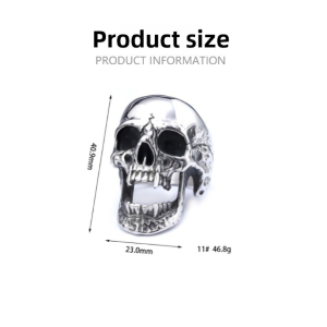 Anello da uomo Roaring Skull