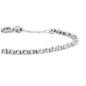 Bracciale ematite diagonale