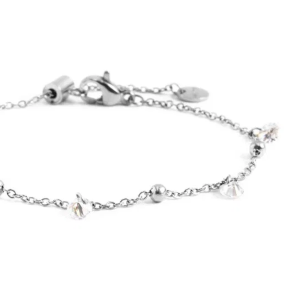 Bracciale con zirconi e sfere