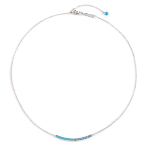 Collana con zirconi e smalto