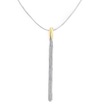 Collana con centrale pendente multifilo