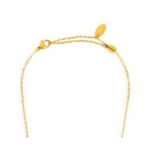 Collana con cuore irregolare centrale