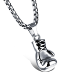Collana con Pendente a Forma di Guantone da Pugilato