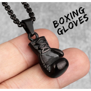 Collana con Pendente a Forma di Guantone da Pugilato
