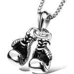 Collana con Pendente a Forma di Guantoni da Pugilato