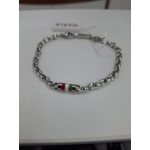 Bracciale catena tricolore