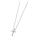 Collana con croce con zircone