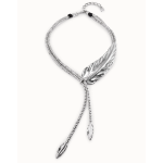 Collana lunga placcata argento Sterling