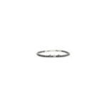Bracciale con sfere di acciaio brunito e agata