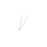 Collana con zircone baguette