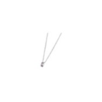 Collana con zircone baguette