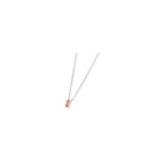 Collana con zircone baguette