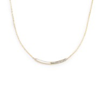 Collana con zirconi e smalto