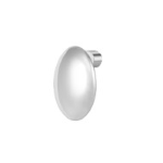 Orecchino a lobo bottone ovale 1,6cm