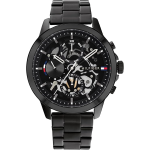 Tommy Hilfiger Orologio Analogico Multifunzione al Quarzo da Uomo con Cinturino in Acciaio Inossidabile