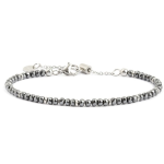 Bracciale ematite cromata