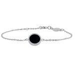 Bracciale con acrilico e madreperla