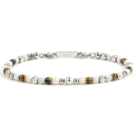 Bracciale agata bianca