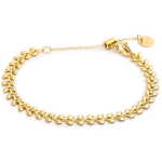 Bracciale catena a foglia chevron