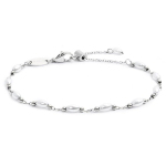 Bracciale catena con perle irregolari