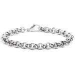 Bracciale catena diamantata rolò