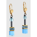 Orecchini GeoCUBE® multicolor rainbow gold