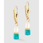 Orecchini Princess Fusion Pearls turchese