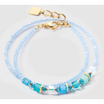 Joyful Colours Wrap bracciale oro turchese