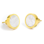 Orecchini a lobo madreperla