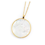 Collana pendente madreperla