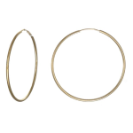 Orecchino in argento 925. Cerchio: ø 1.5 cm. Canna tonda: ø 65 mm.