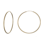 Orecchino in argento 925. Cerchio: ø 1.5 cm. Canna tonda: ø 45 mm.