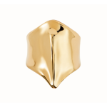 Anello placcato oro 18k figura manta gigante