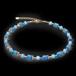 Collana GeoCUBE® Iconic Mono Oro turchese