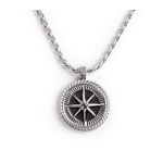 Collana rosa dei venti pendente