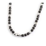 Collana agata sfaccettata