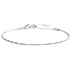 Bracciale catena snake quadrata