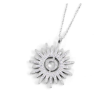 Collana pendente sole 30mm