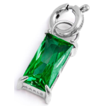 Charm con zircone baguette