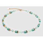 Collana GeoCUBE® Iconic Mono Gold verde